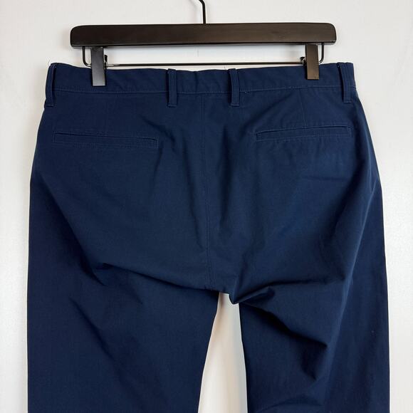 J.Crew Mens Tech Slim Chino Pants Navy Blue - 30x27 - Picture 4 of 9